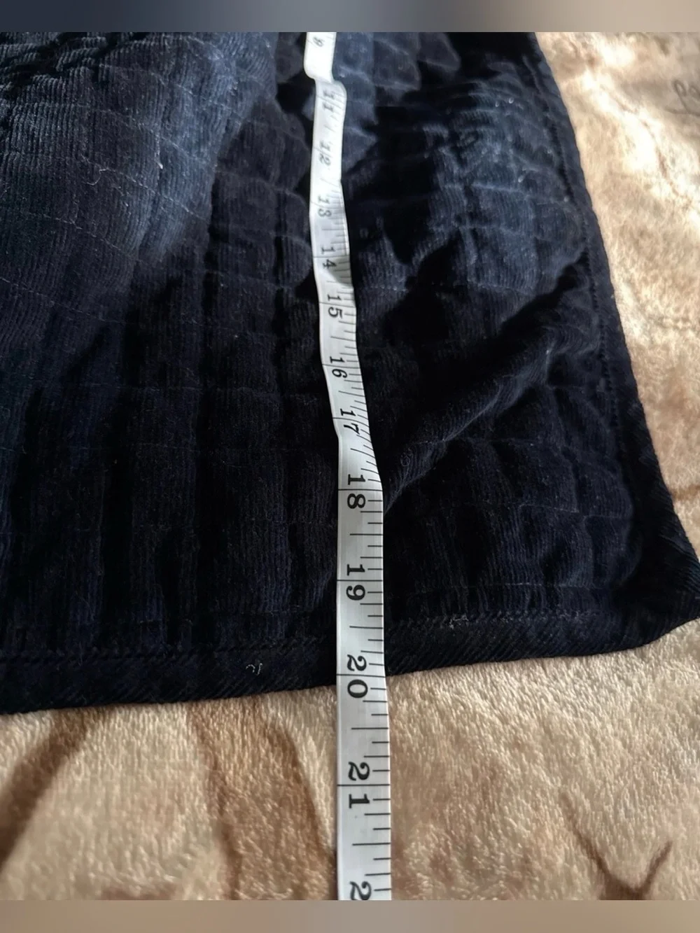 🖤NWOT NAUTICA DARK NAVY BLUE CORDUROY PILLOW SHAM🖤